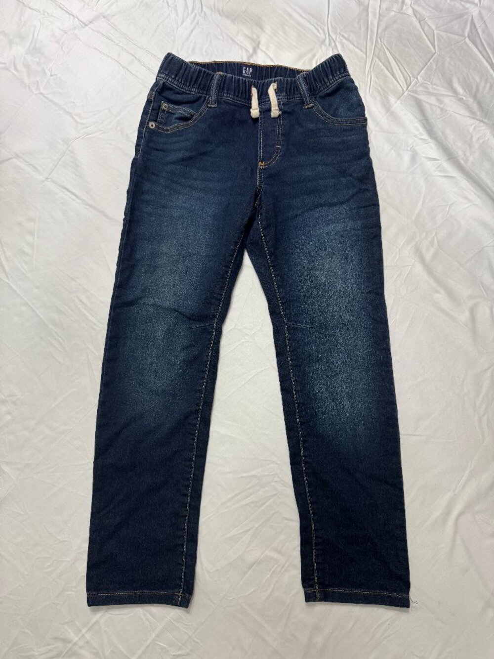 Gap Denim Dark Wash Pull-On Jeans Kids Medium (8-9)